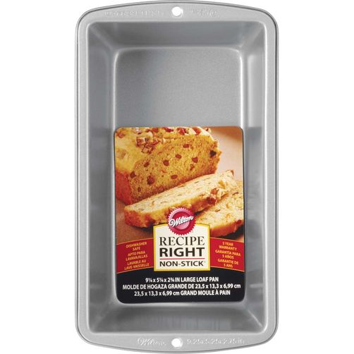 Wilton Recipe Right Non-Stick Mini Loaf Pan, 4-Cavity (2105-9101) 