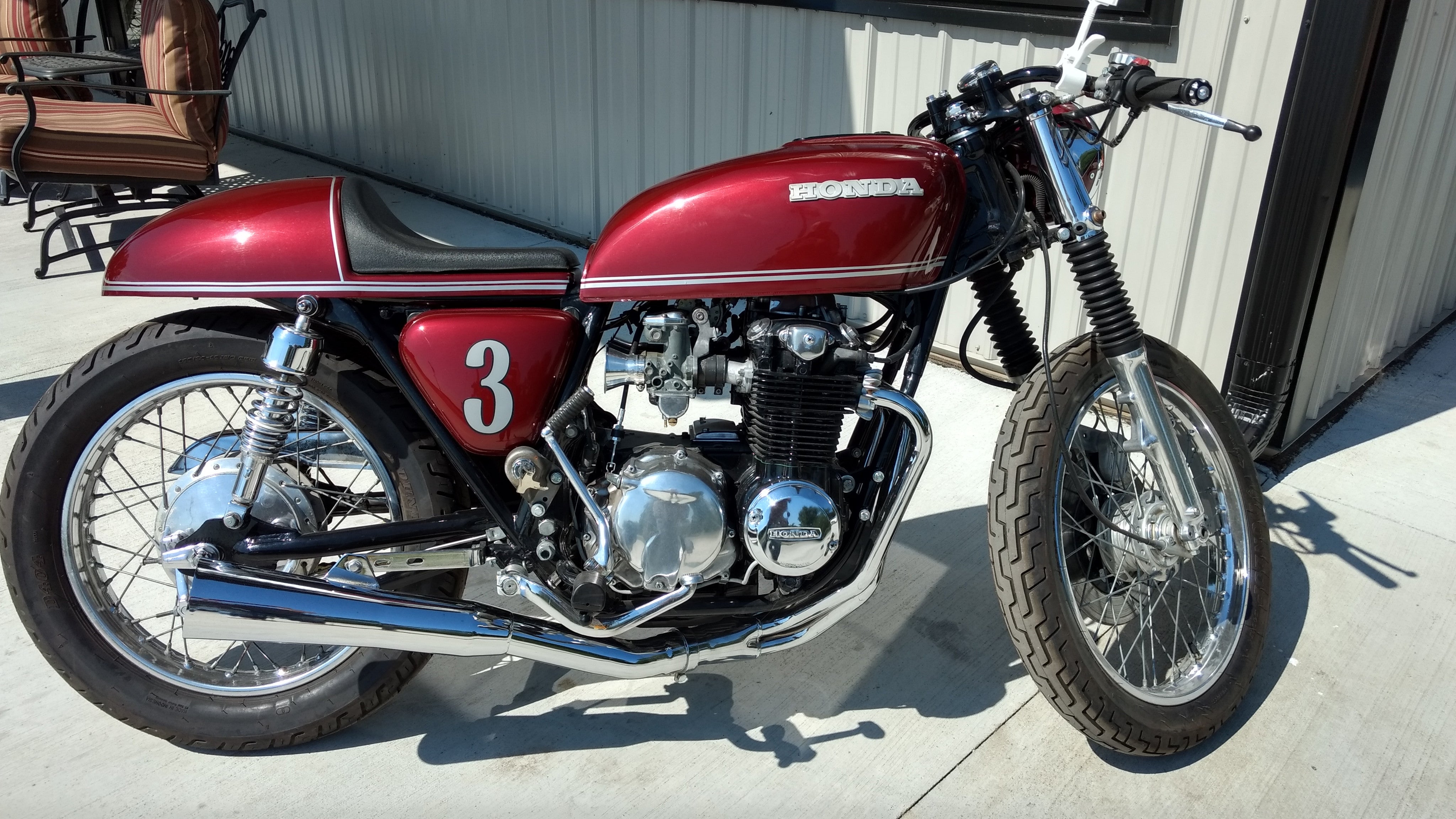 Sold 1976 Honda Cb550f Cafe Racer Bfe Vintage Motorcycles