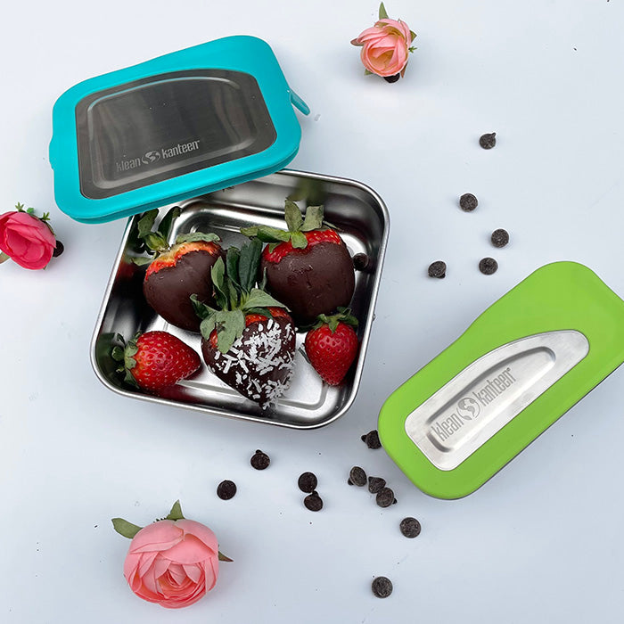 Chocolate Coated Strawberries in Lunch Box