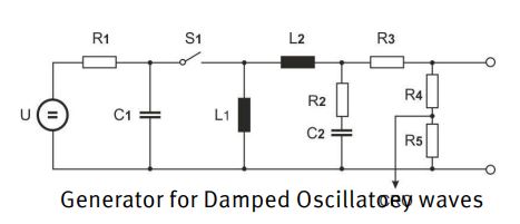 EN IEC 61000-4-18 Generator for Damped Oscillatory Waves