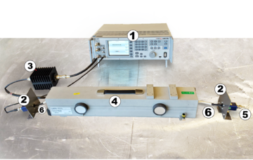 Common EM Clamp test setup with EM101 and NSG 4070 