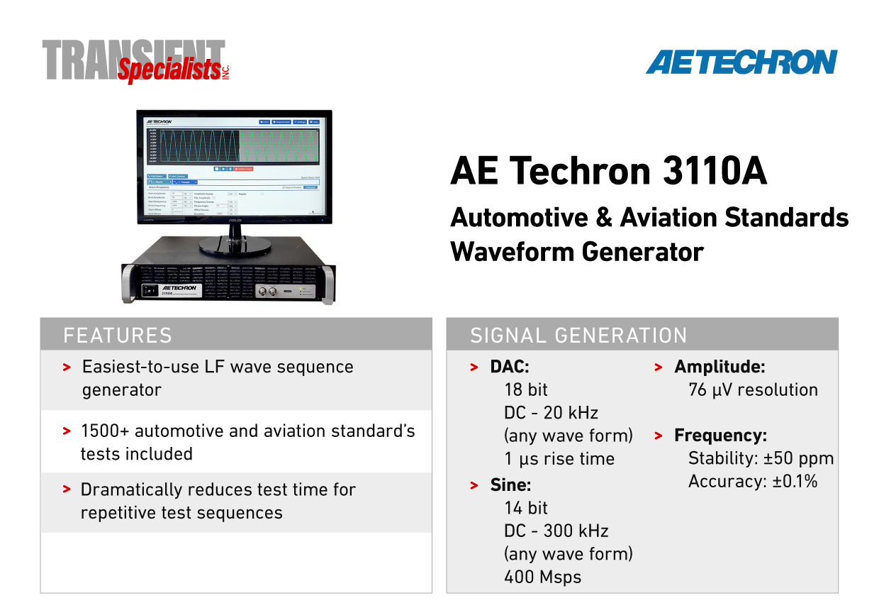 AE Techron 3110A overview
