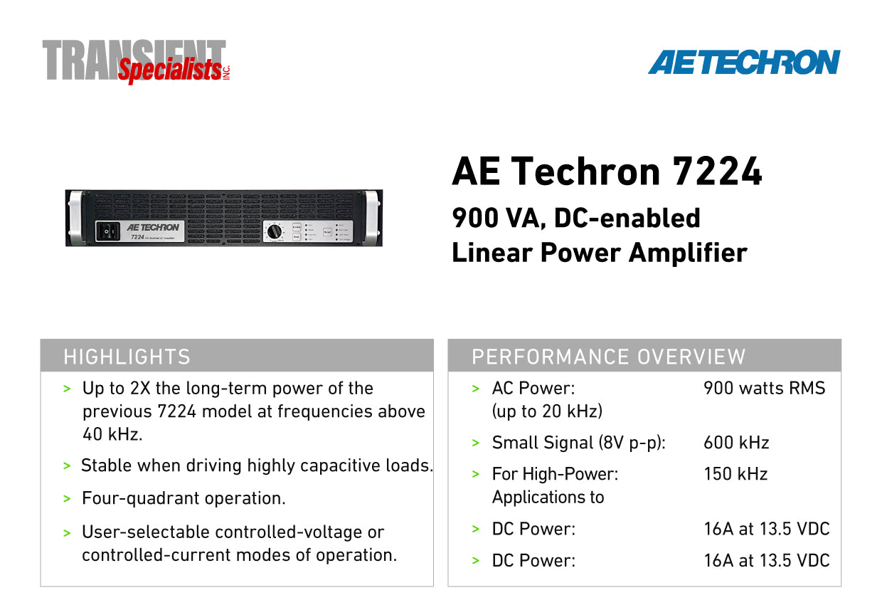 AE Techron 7224 Overview Image