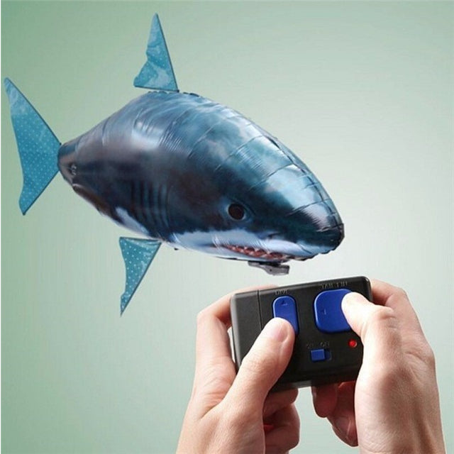 flying inflatable shark