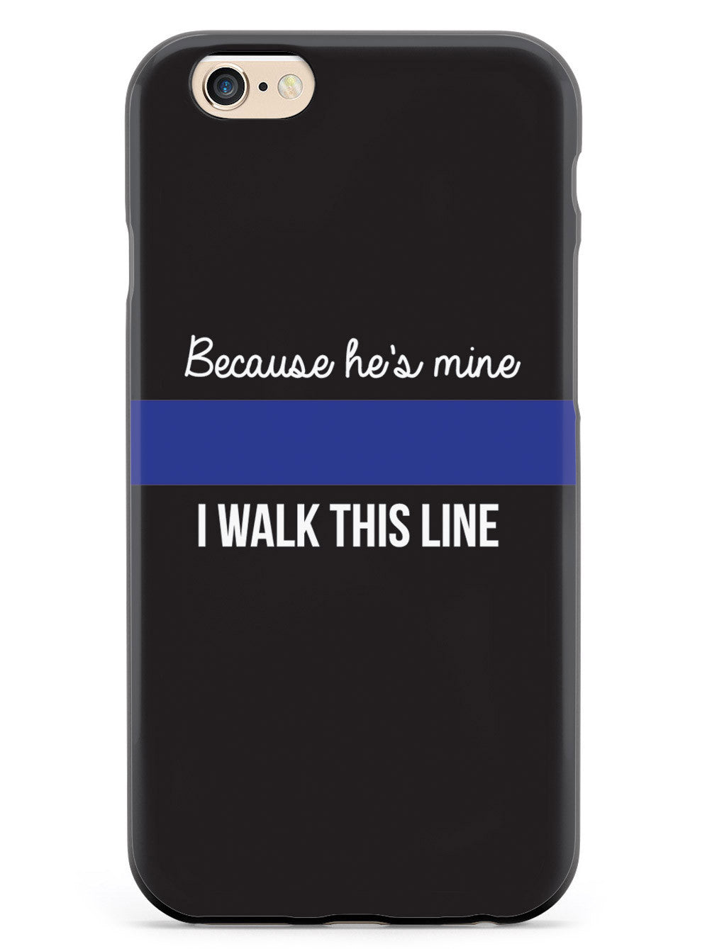 Because He's Mine - Police Officer Thin Blue Line Case - oliviaandivy product image