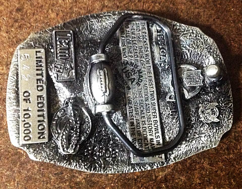 GREEN BAY PACKERS Buckle (BNFL009) 20.00 PPB Gifts