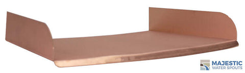 Lombardi <br> 24" Curved Spa/Fountain Spillway - Copper