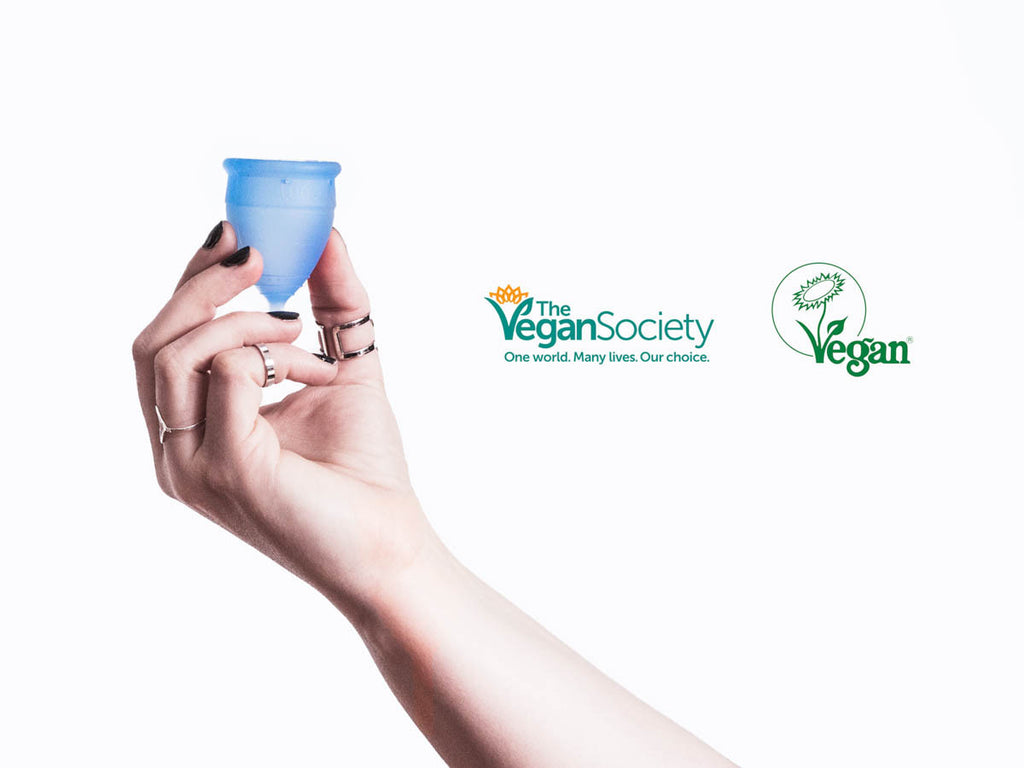 menstruation vegan cup is Menstrual Cup Lunette with Registered Society! Vegan the