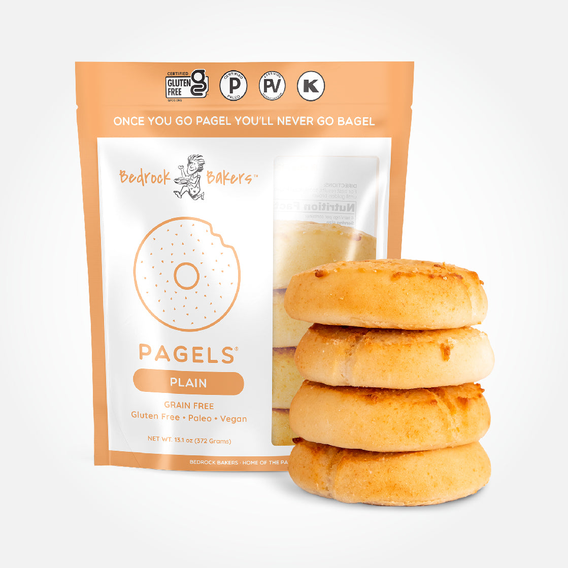 Image of Plain Pagels 4/Pack