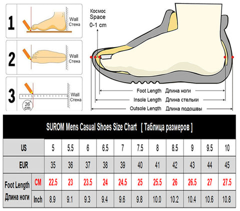 26.5 cm foot shoe size