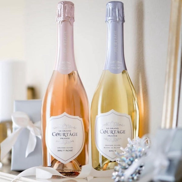 Moët & Chandon Brut & Rose Champagne Mini Moët Duo 2 x 20cl 12.5% ABV in  Wooden Champagne Gift Boxes : : Grocery