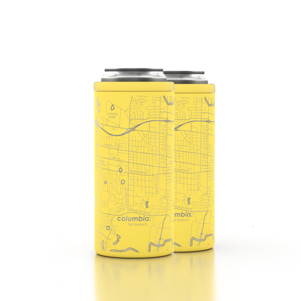 Home Town Map Insulated 16 oz Tall Can Cooler