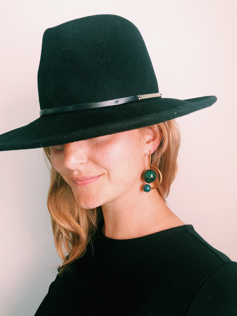 Third & Co. Studio one of a kind earrings, small batch collections available wholesale and retail, made by hand in west Michigan by a woman owned and operated small business