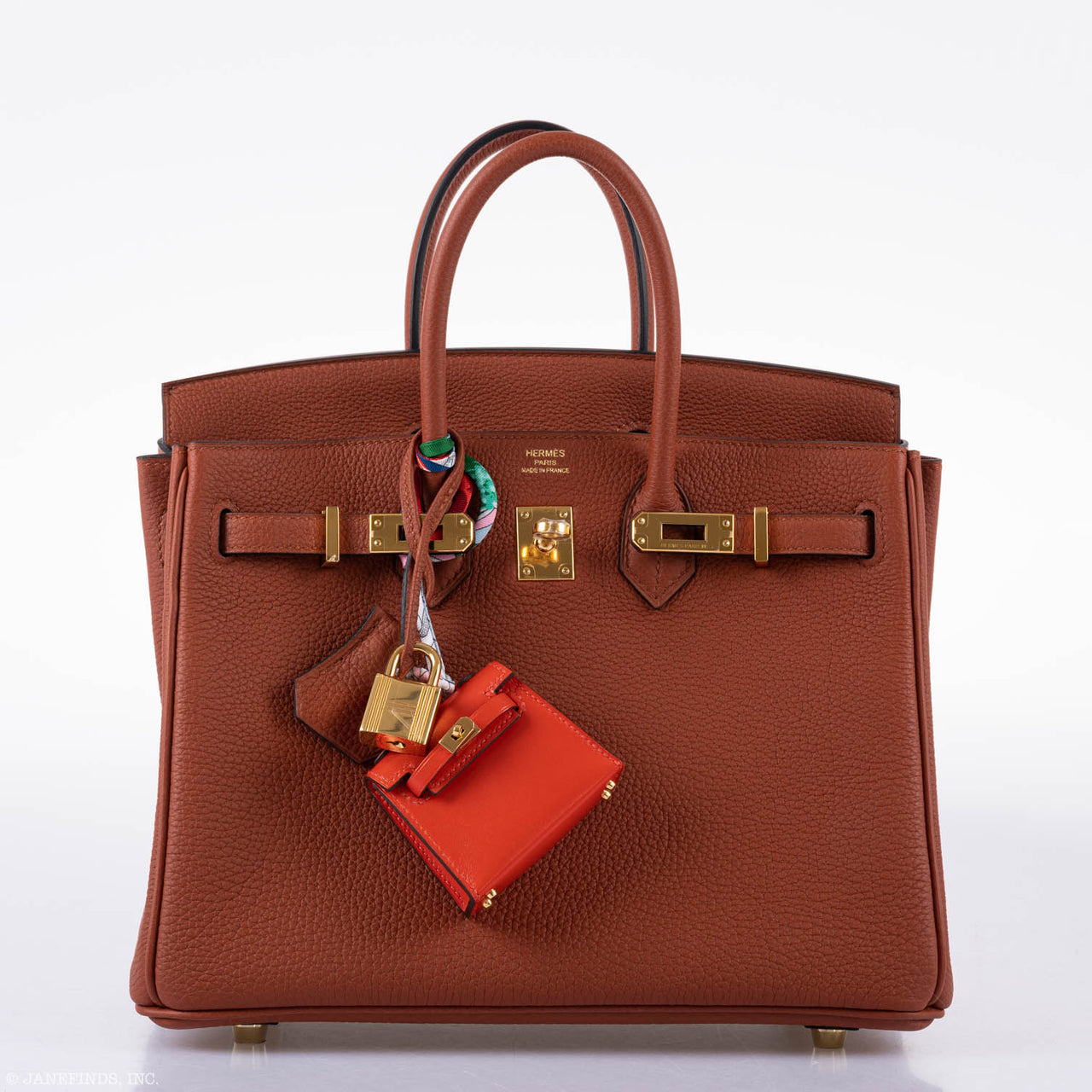 Hermès Birkin 25 Cuivre Togo Leather Gold Hardware - 2016, X – JaneFinds