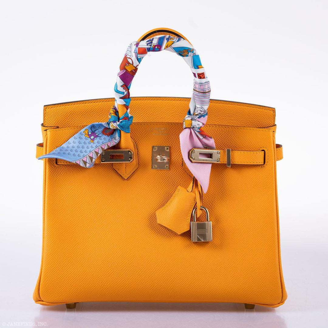 Hermes Birkin 30 HSS Jaune d'Or & Gris Mouette Epsom Palladium Hardware ...