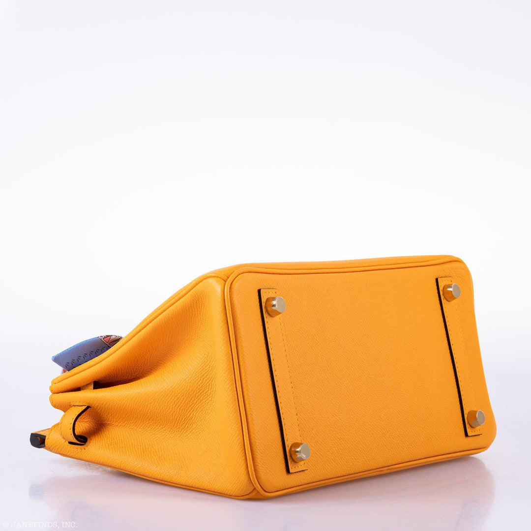 Hermes Birkin 30 HSS Jaune d'Or & Gris Mouette Epsom Palladium Hardware ...