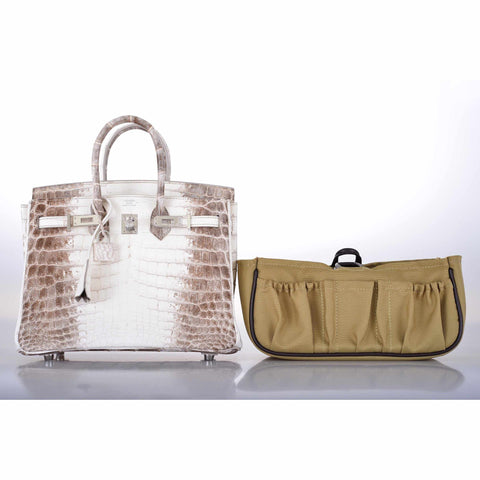 hermes birkin 25 himalayan white crocodile