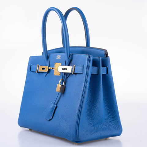 Hermes Birkin 35 Bleu Jean Epsom Gold Hardware #C - Vendome Monte Carlo