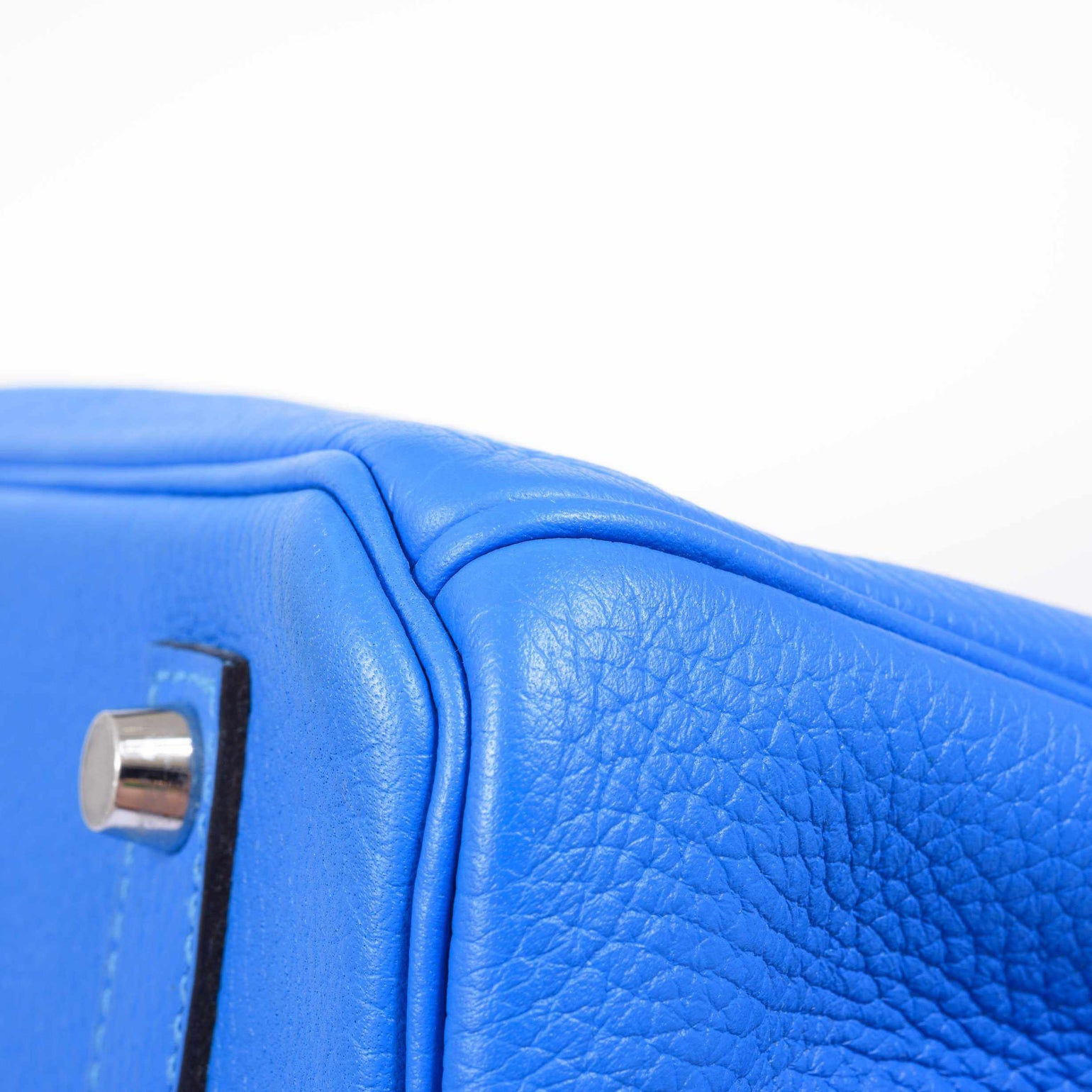 Hermes Birkin 35 Bleu Hydra Clemence Palladium Hardware | – JaneFinds