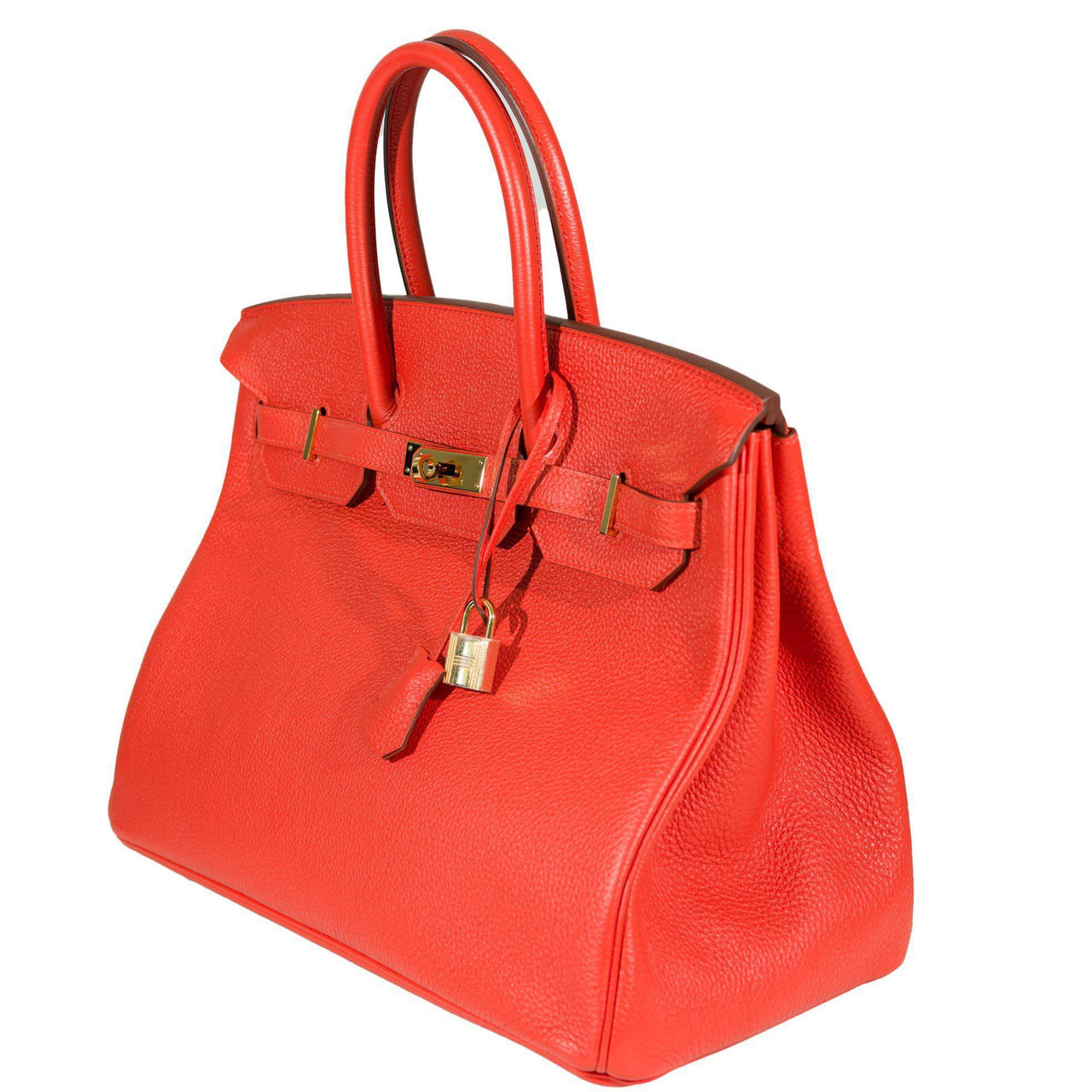 Hermès Birkin 35 Capucine Togo leather Gold Hardware - 2011, O Square ...