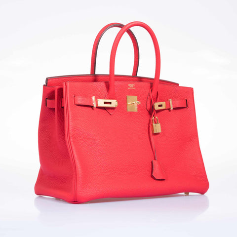 birkin 35 rouge tomate