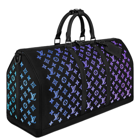 M44770 Louis Vuitton The Keepall Light Up Soft Travel Bag