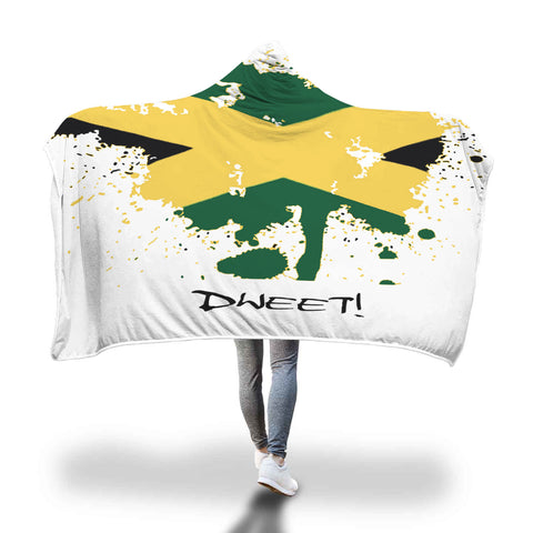 Jamaican Patriotic Hooded Blanket