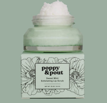 Sweet Mint Poppy & Pout Lip Scrub