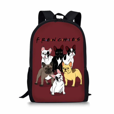 frenchie hiking backpack