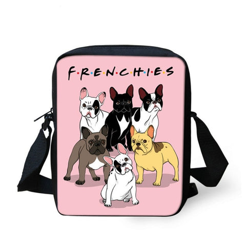 frenchie with backpack