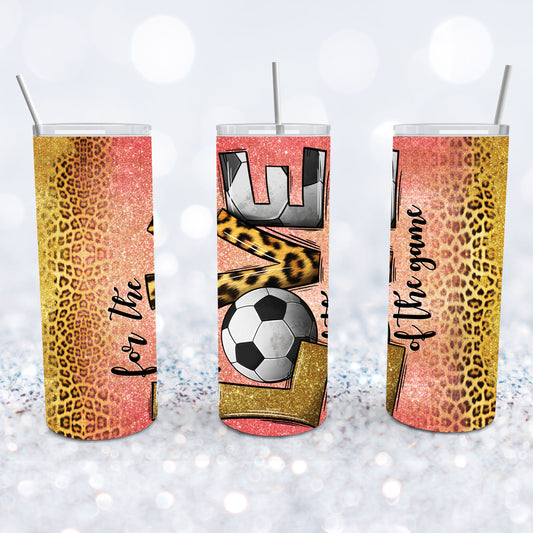 For The Love Of The Game Football Tumbler