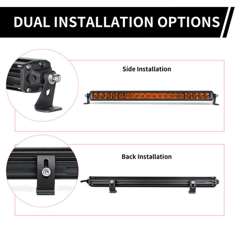 Dual installation options