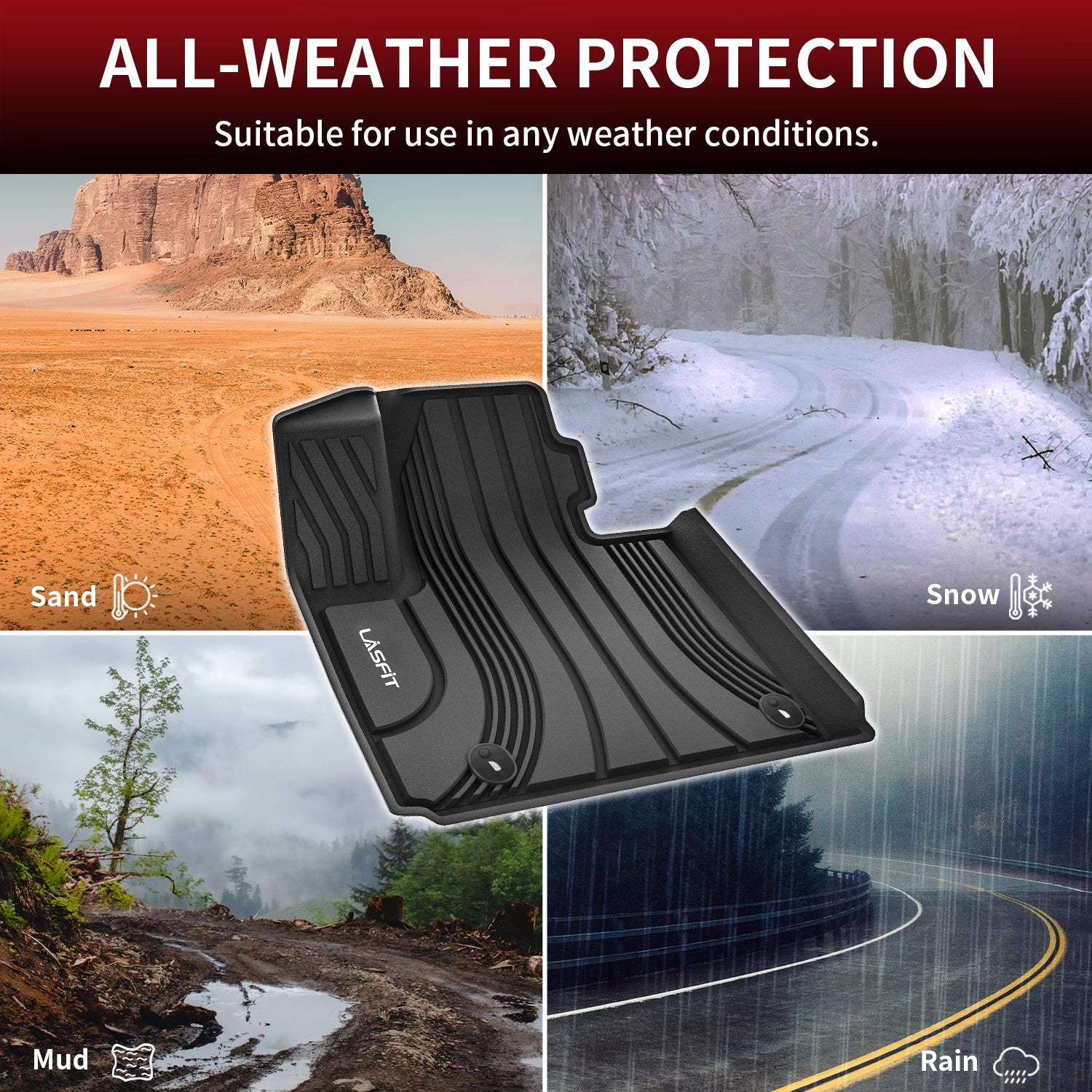 Hyundai Santa Fe All Weather Floor Mats