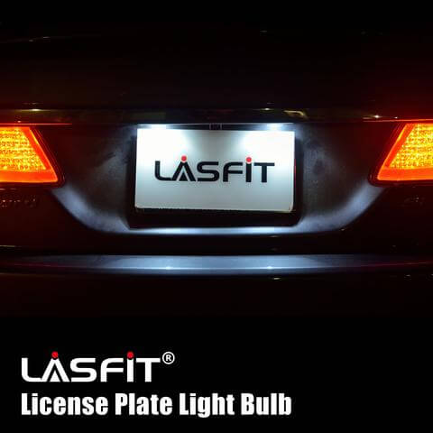 Lasfit 2825 license light bulb on 2014 Honda Accord