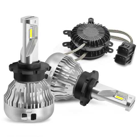 MOSTPLUS 8000 Lumens 80W-D2S D2R D2C All-in-One LED-TX1860 Chip Really  Focused Headlight Bulbs Super Mini Conversion Kit Xenon White : :  Car & Motorbike