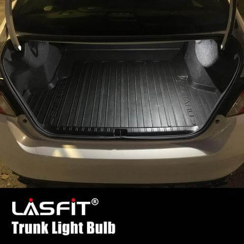 Lasfit T10 trunk light bulb on 2017 subaru sti