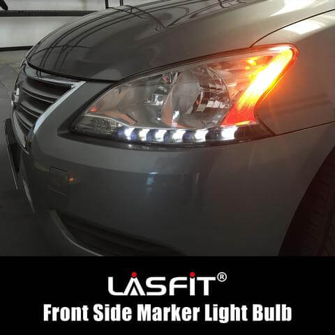 lasfit 194 side marker light install on 2014 Nissan Sentra Side