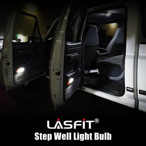 lasfit 194 step well light bulb on 1997 Ford F250