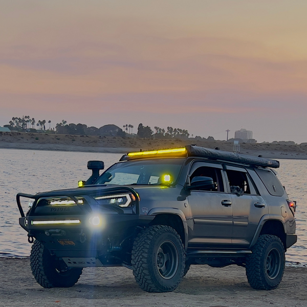 lasfit 42 amber light bar on 2016 Toyota 4Runner (5)