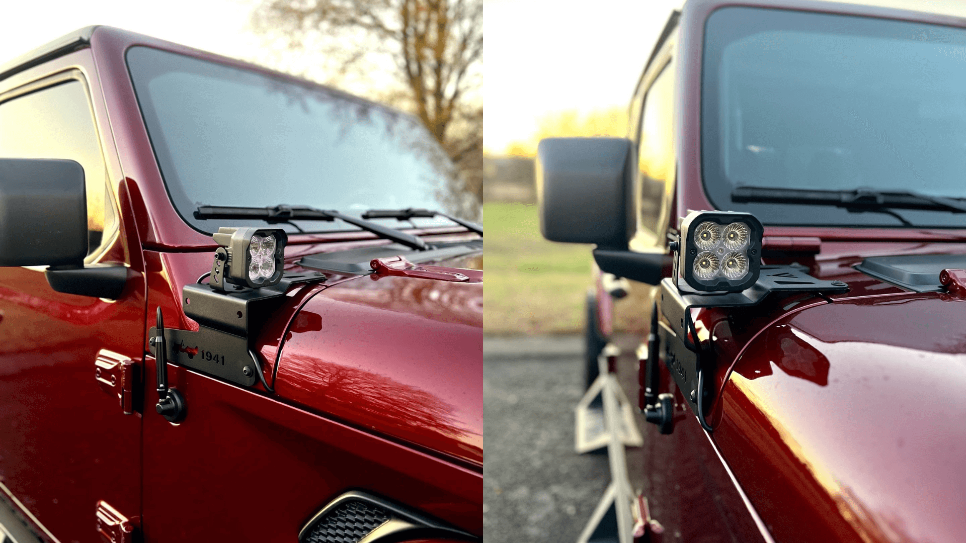 lasfit ditch light kit for 2022 Jeep Gladiator