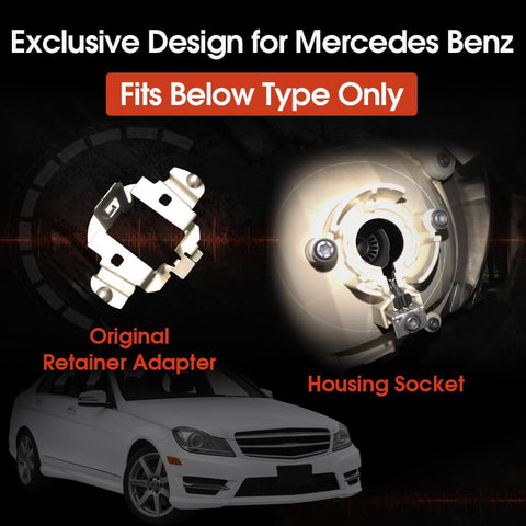 mercedes Benz C300 h7 led adapter plug n play