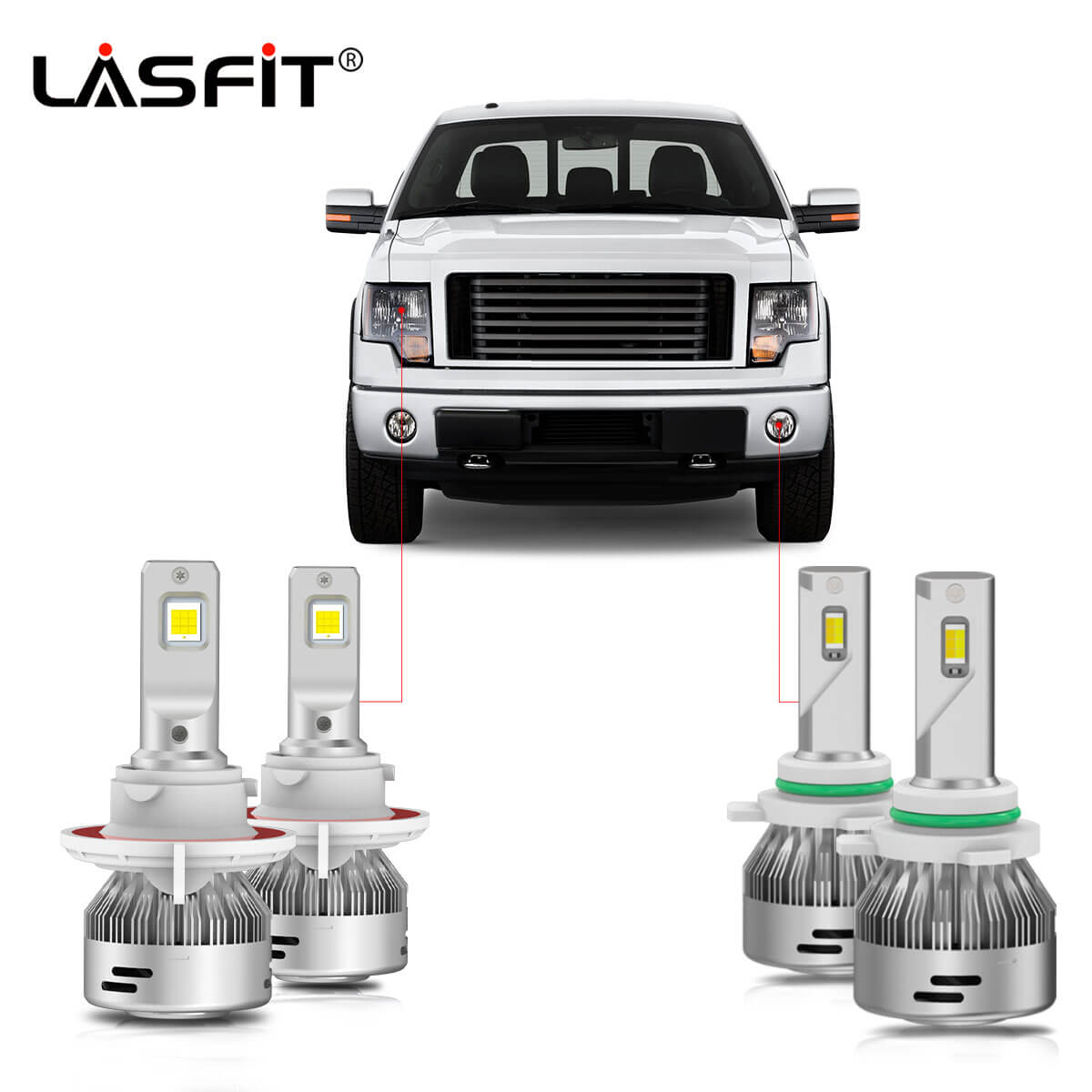 2009-2014 Ford F-150 LED Bulbs H13 Exterior Interior Lights