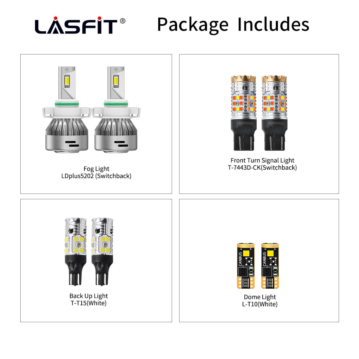 2019-2023 Jeep Gladiator LED Light Bulbs｜Lasfit