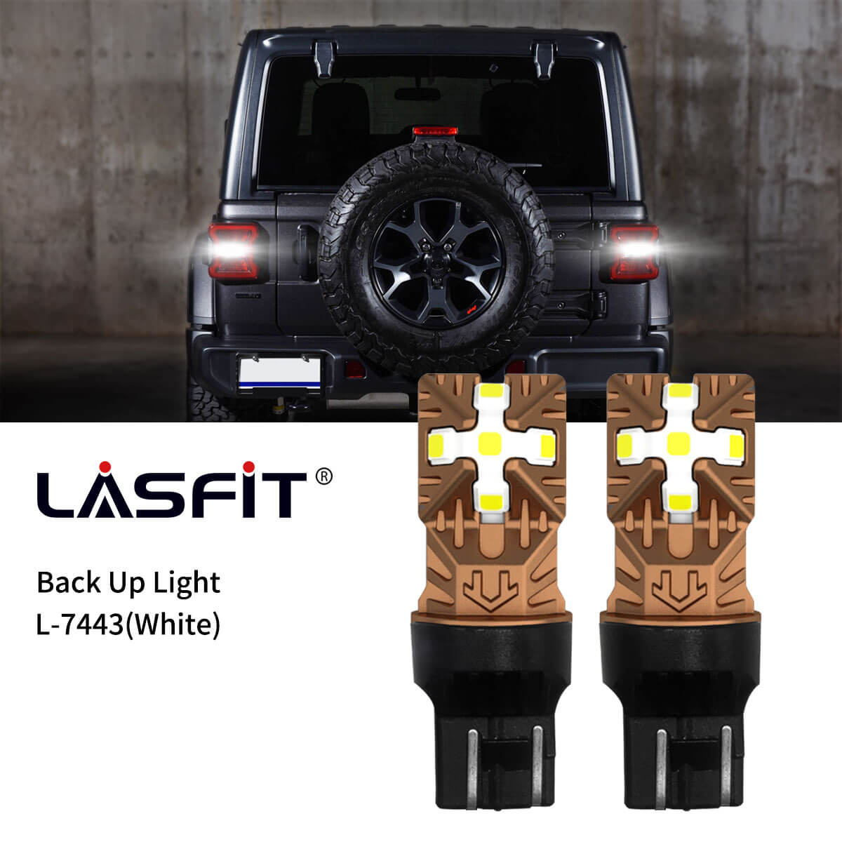 2018-2023 Jeep Wrangler LED Light Bulbs｜Lasfit