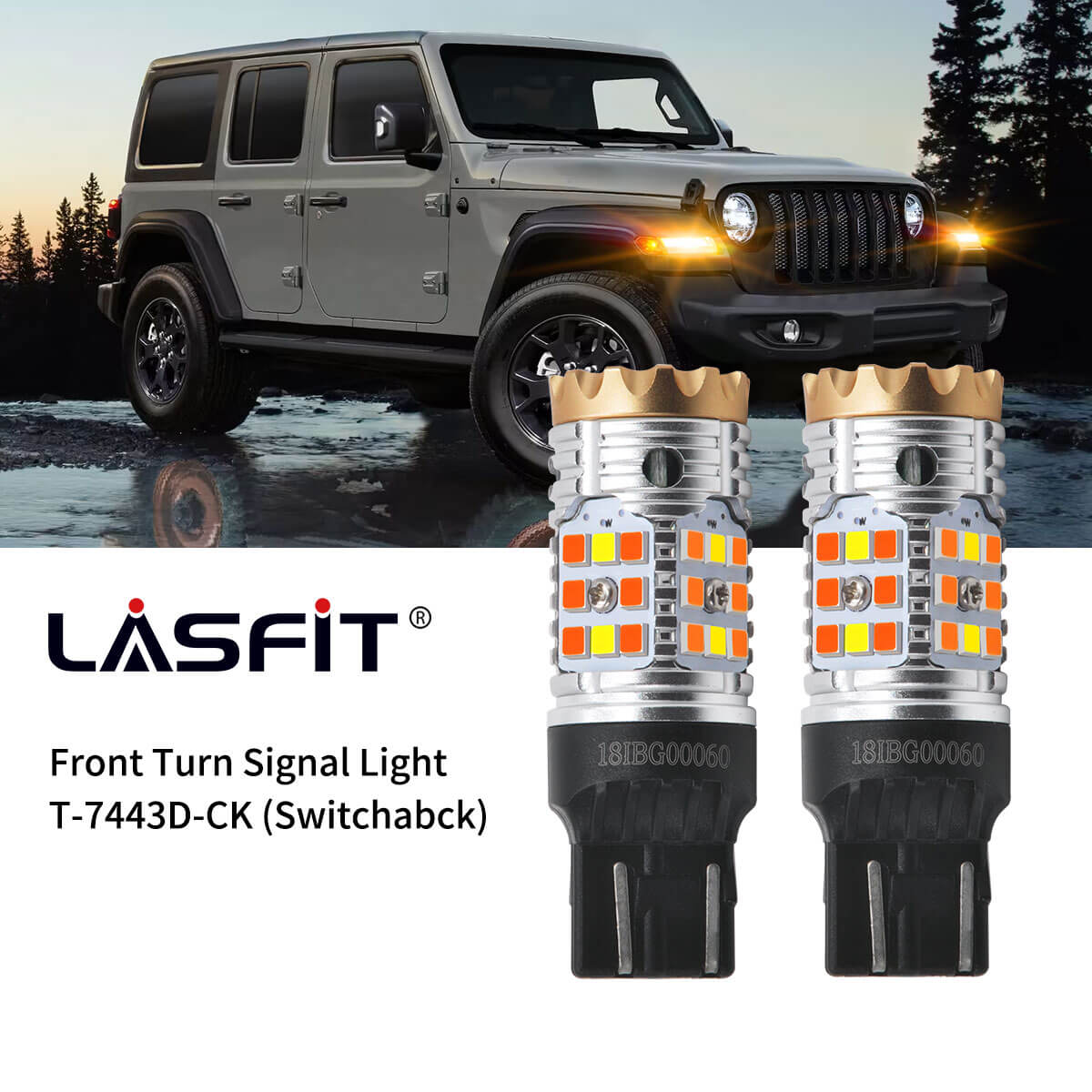 2018-2023 Jeep Wrangler LED Light Bulbs｜Lasfit