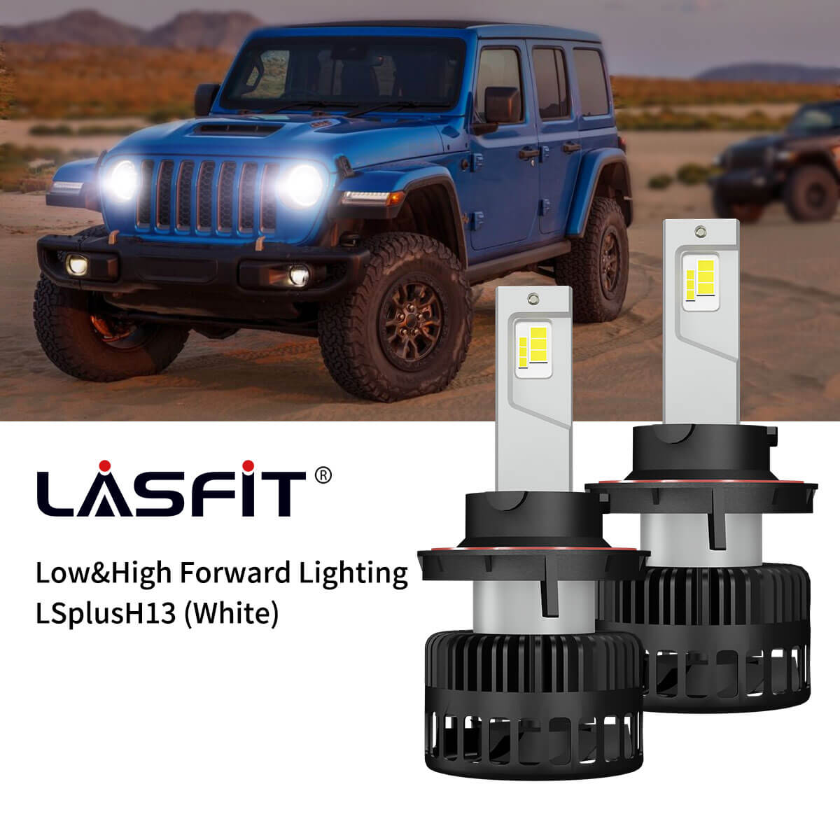 2018-2023 Jeep Wrangler LED Light Bulbs｜Lasfit