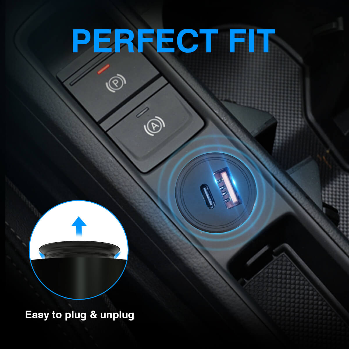 Car Charger Double Ports Fast Charge｜Lasfit