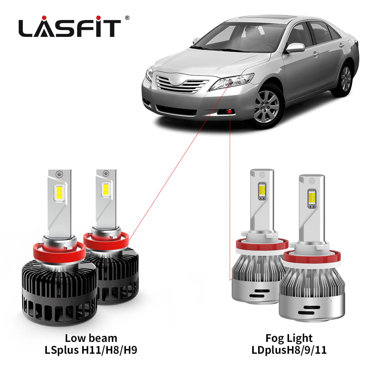 2007-2009 Toyota Camry LED Exterior Interior Bulbs Upgrade｜Lasfit