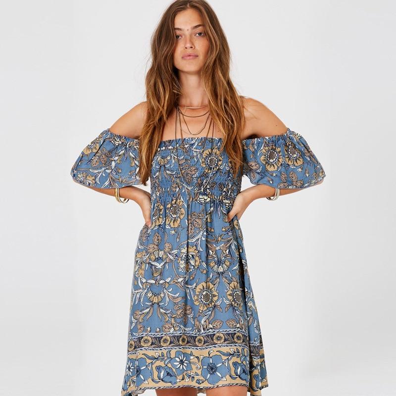 off the shoulder gypsy style dresses