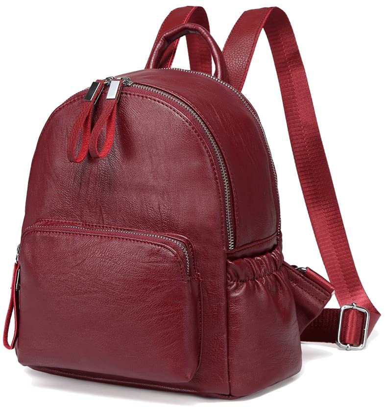 Vaschy Fashion Mini Backpack - Burgundy - Artock Australia